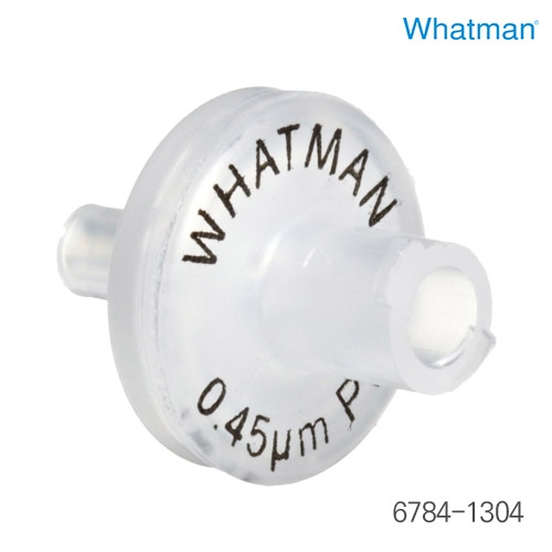 Whatman Puradisc 시린지 필터 PTFE 13/0.45 50/pk(6784-2504)